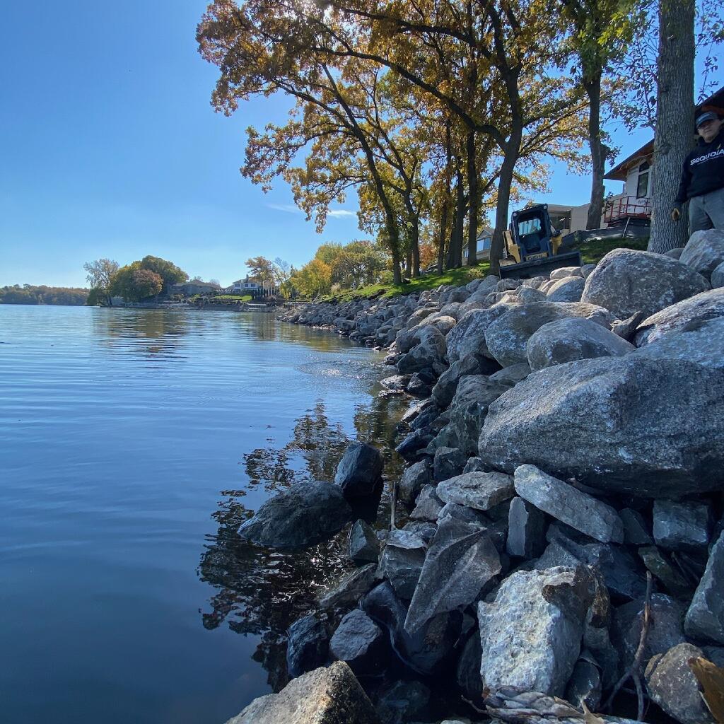 fountain lake albert lea landscape